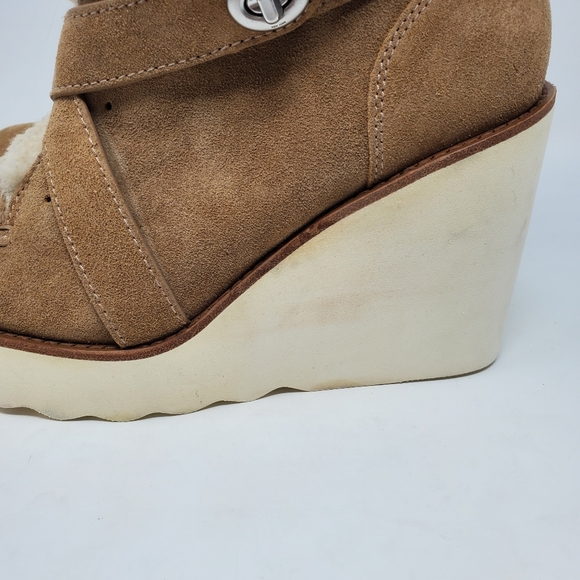 Coach kenna tan wedge booties - Picture 4 of 12